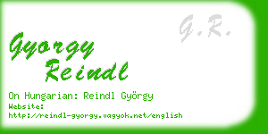 gyorgy reindl business card