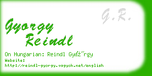 gyorgy reindl business card